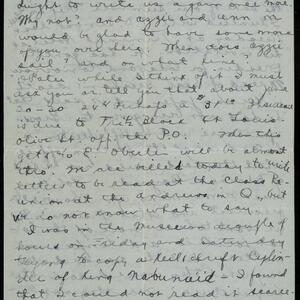 a page of handwritten text