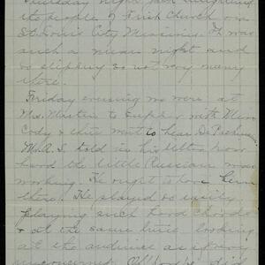 a page of handwritten text