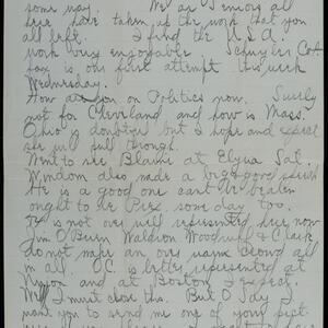 a page of handwritten text