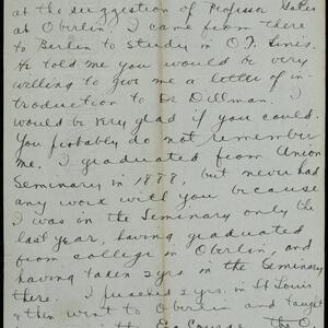 a page of handwritten text