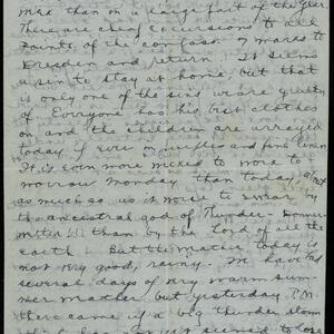 a page of handwritten text