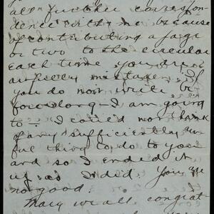 a page of handwritten text
