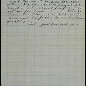 a page of handwritten text