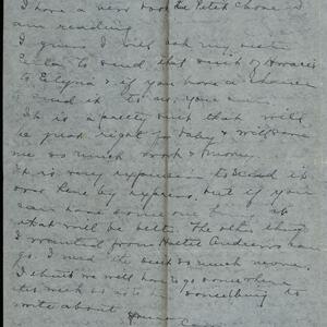 a page of handwritten text