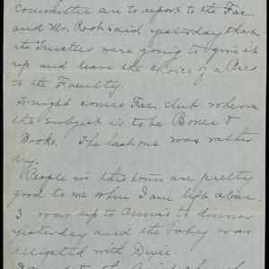 a page of handwritten text