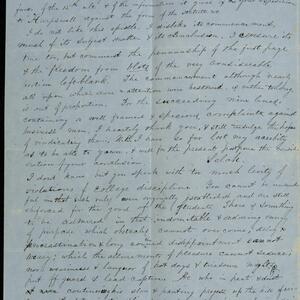 a page of handwritten text