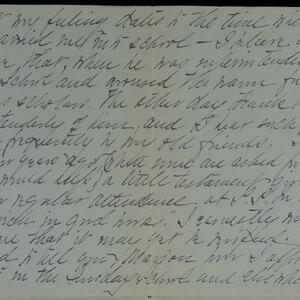 a page of handwritten text