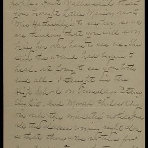 a page of handwritten text