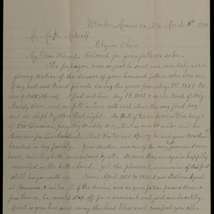 a page of handwritten text