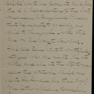 a page of handwritten text