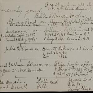 a page of handwritten text