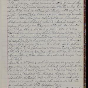 a page of handwritten text