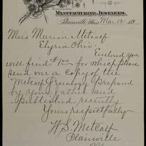 a page of handwritten text