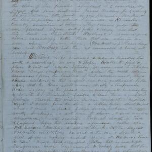 a page of handwritten text