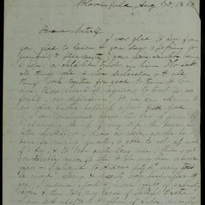 a page of handwritten text
