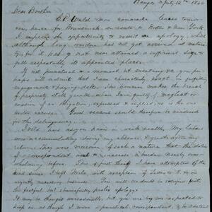 a page of handwritten text