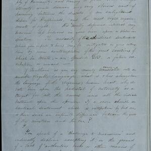 a page of handwritten text