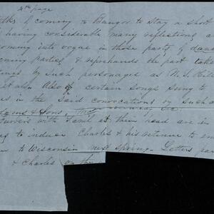 a page of handwritten text