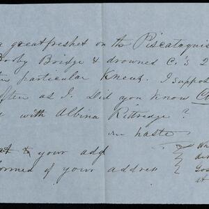 a page of handwritten text