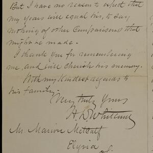a page of handwritten text