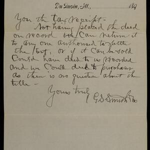 a page of handwritten text