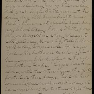 a page of handwritten text