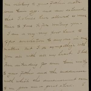 a page of handwritten text