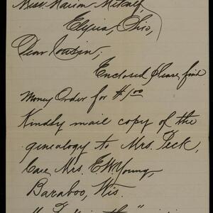 a page of handwritten text