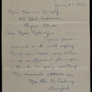 a page of handwritten text