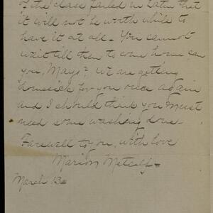 a page of handwritten text