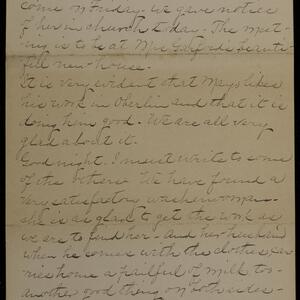 a page of handwritten text