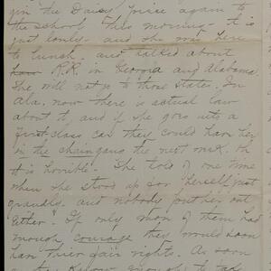 a page of handwritten text