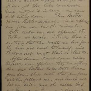 a page of handwritten text