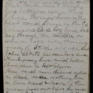 a page of handwritten text