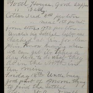 a page of handwritten text