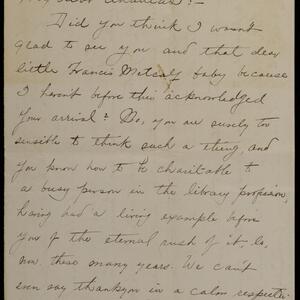 a page of handwritten text