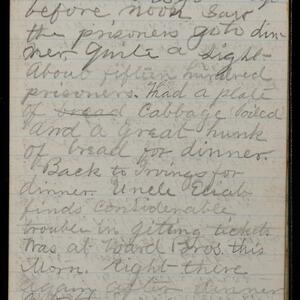 a page of handwritten text