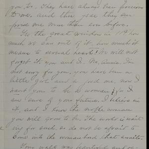 a page of handwritten text