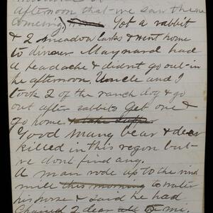 a page of handwritten text