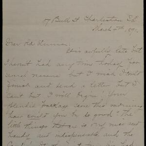 a page of handwritten text