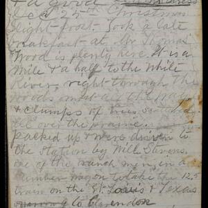 a page of handwritten text