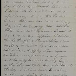 a page of handwritten text