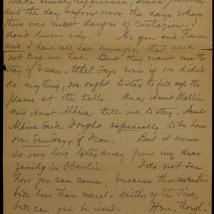 a page of handwritten text