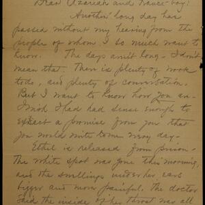a page of handwritten text
