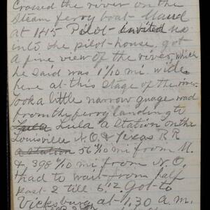 a page of handwritten text