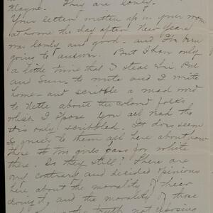 a page of handwritten text