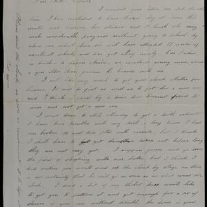 a page of handwritten text