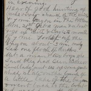 a page of handwritten text