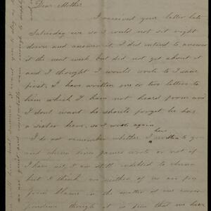 a page of handwritten text