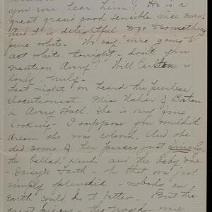 a page of handwritten text